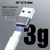 Металлический USB-адаптер на Type C OTG Простая установка Plug and Play Для мобильных устройств и ПК Быстрая передача файлов 480 Мбит/с