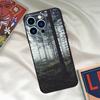Чехол для телефона 'Природа Лес Горы' для iPhone 16 14 13 12 11 15 17 Pro Max 15 16 Plus 13 Mini 16e 17 Air Funda Cover