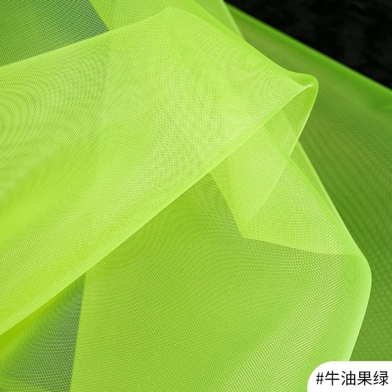 100x140 см пряжа ткань декоративная ткань жесткая тюль сетка ткань для DIY свадебное платье юбка по метру полиэстер жесткая сетка