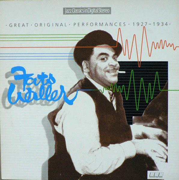 Виниловая пластинка FATS WALLER Great Original Performances 192719 REB598 BBC Records 1986 UK Jazz Б/у