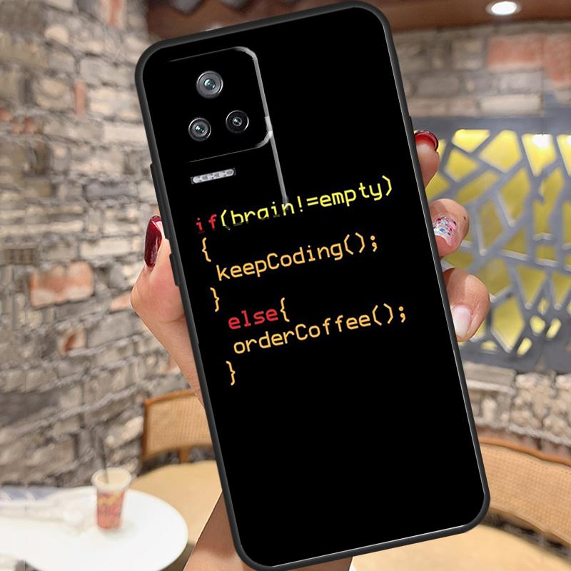 Programming Coding Case For Xiaomi 13 14 15 Ultra 11T 12T 13T 14T Pro POCO X7 Pro X3 X5 X6 M6 F5 F6 Pro Cover