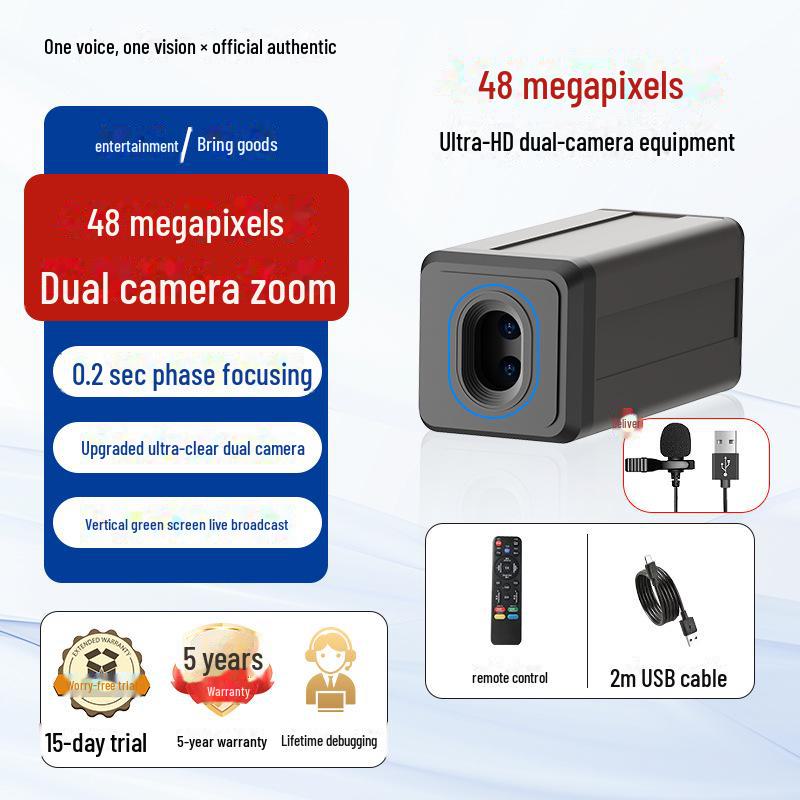 HD 4K Auto Focus USB Camera for Desktop, Conference, Live Streaming