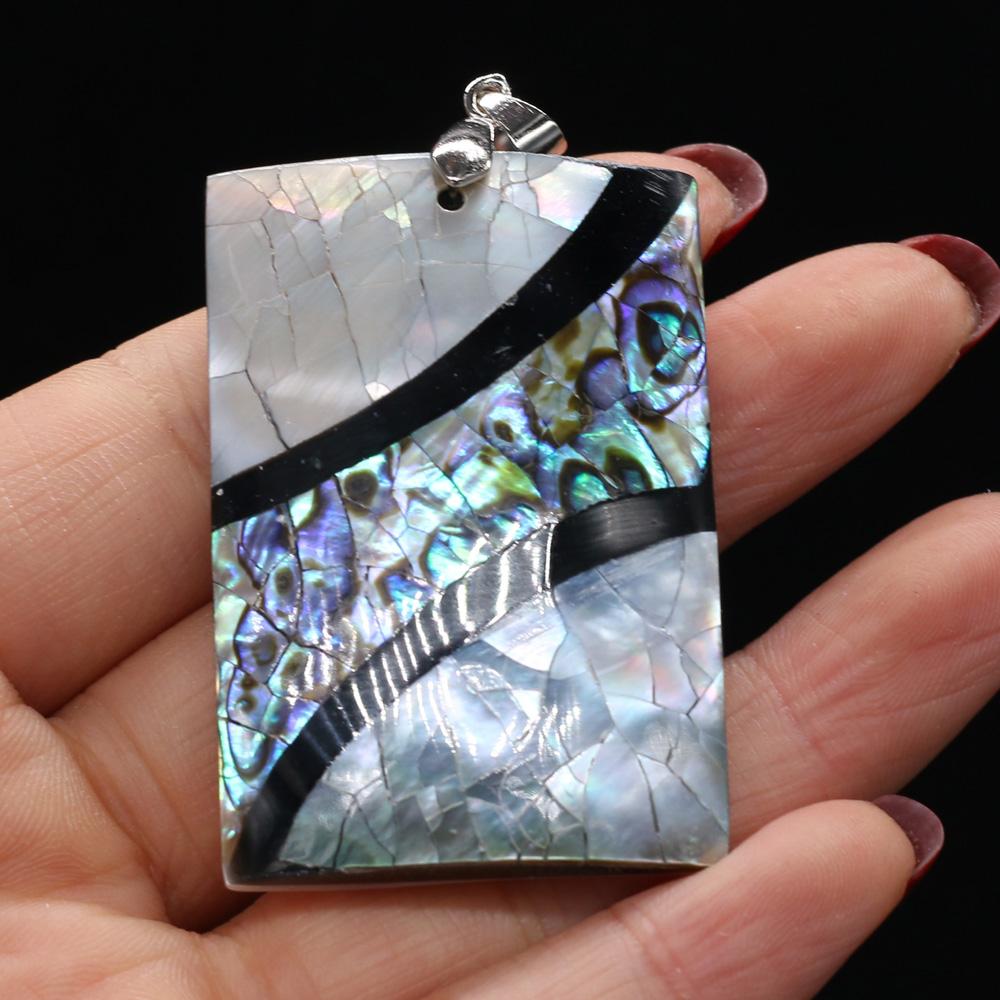 Сращивание кулон натуральный ракушка нерегулярный кулон для изготовления ювелирных изделий своими руками ожерелье браслет аксессуар