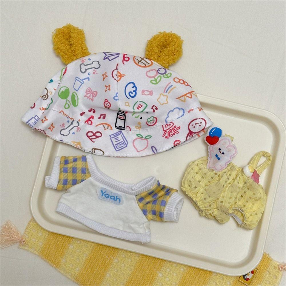 Handmade Cotton Doll Clothes Lolita Overalls Doll Accessories for EXO Idol Dolls