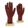 Xi Hong Winter Knitted Pineapple Pattern Gloves
