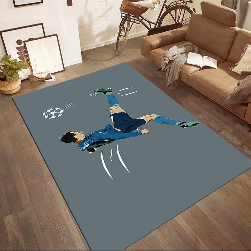 Cristiano Ronaldo Area Rug Perfect For Bedrooms Playrooms Foyer Kitchen Antislip Rug Anime Office Decor Birthdaychristmas Gift