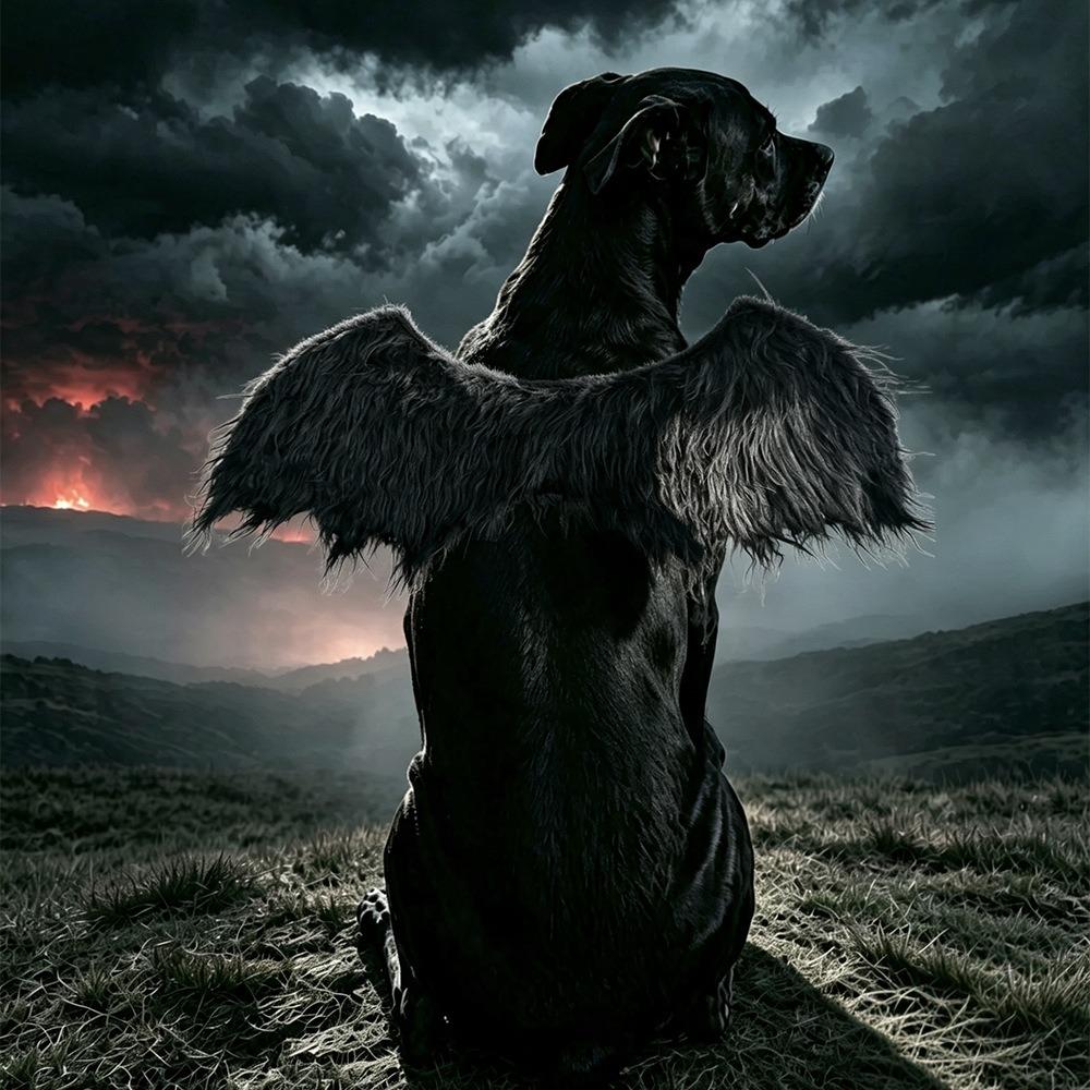 Adjustable Straps Dog Wing Clothing Back Worn PET Wings Premium Dog Costume Wings Christmas