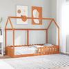 VidaXL Children's Bed Frames House Shape 90x190cm Solid Pine Wood, House-Shaped Bed Frame, Bed Frame for 850694