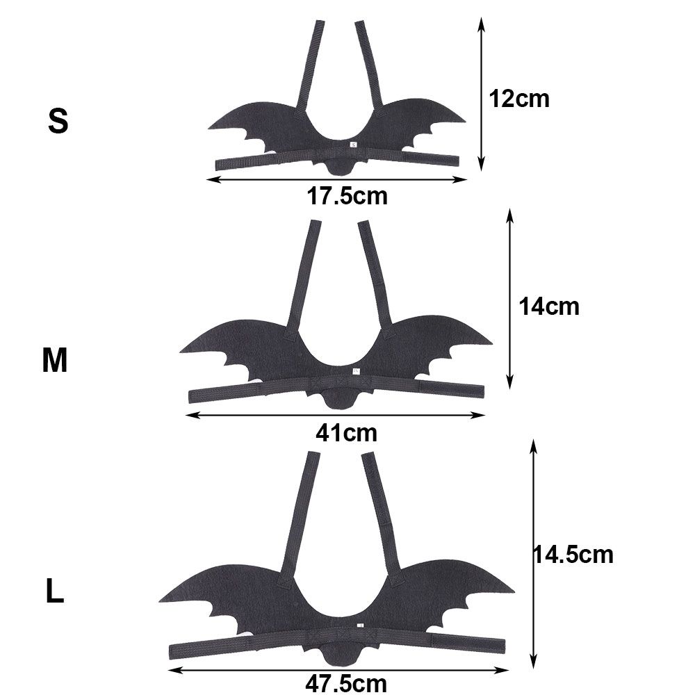 with Traction Rope Hook Cosplay Prop Party Dress Halloween Bat Wings Pet Costume Dog Cat