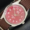 AUTHENTIC HMT JANATA HAND-WINDING MENS RED DIAL WATCH A600021-5 N101-a600021