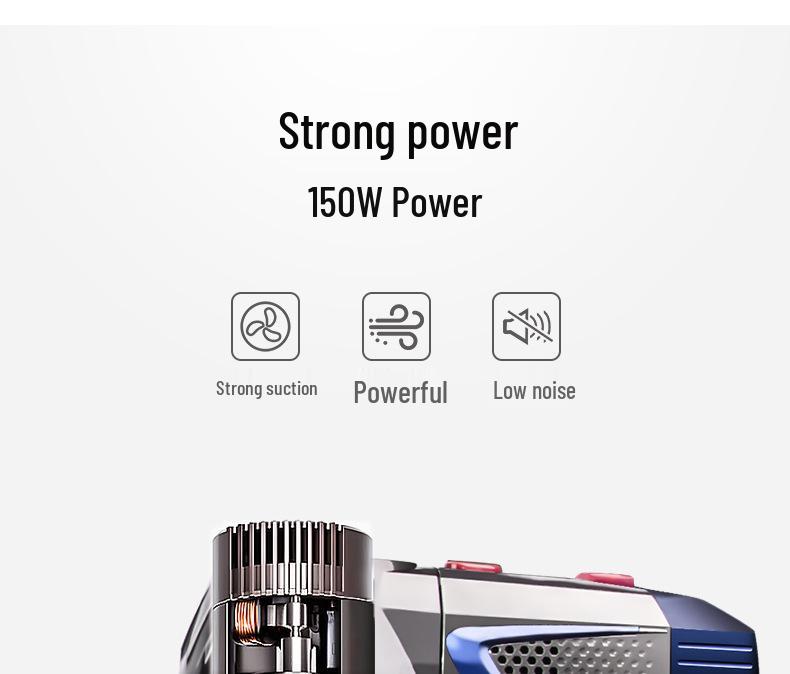 ZEK Беспроводной ручной пылесос - Мощный, Высокомощный, Вертикальный, Перезаряжаемый для уборки дома