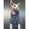 Теплый зимний худи для кошек Ragdoll Devon Rex Sphynx Британская короткошерстная - Толстый свитер для питомца с флисовой подкладкой