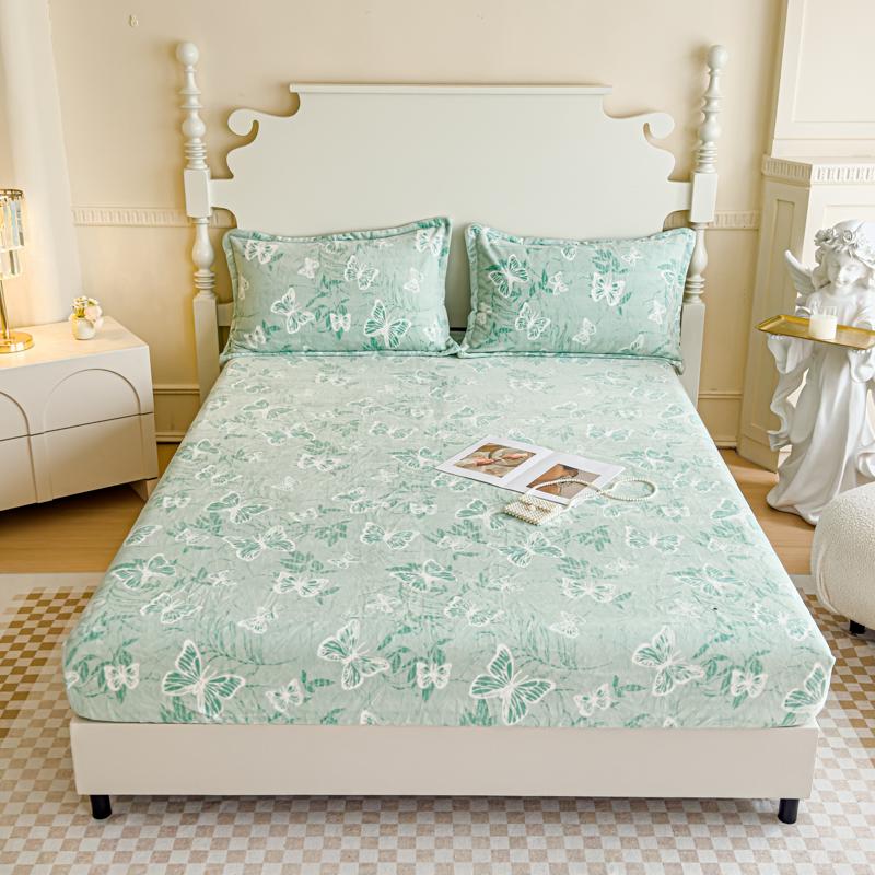 Теплая бархатная простыня на резинке, резное бархатное покрывало для кровати, эластичная простыня для дома, зимний мягкий протектор для матраса, sabanas (Нет наволочки)