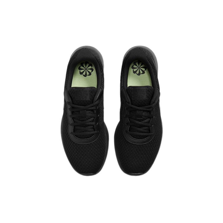 Nike Tanjun Triple Black Women Sneakers Barely-Volt DJ6257-002