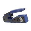 Инструмент для обжима RJ45 Сквозной обжимной инструмент с головкой RJ45 Cat6 Crystal и защитным кожухом Тестер кабеля