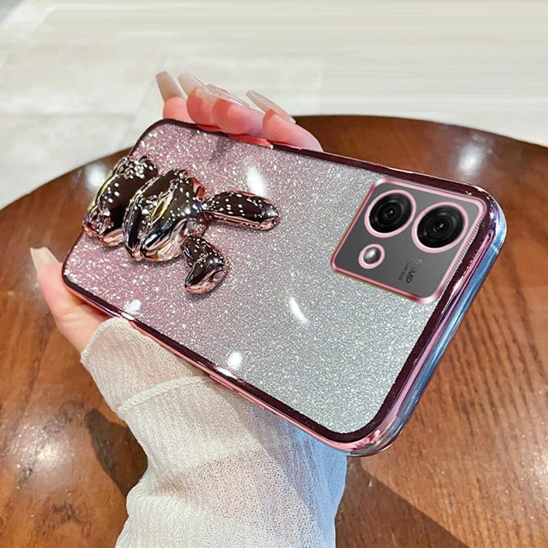 Для Motorola Moto G84 5G тонкий чехол милый кролик противоударный чехол для телефона с подставкой