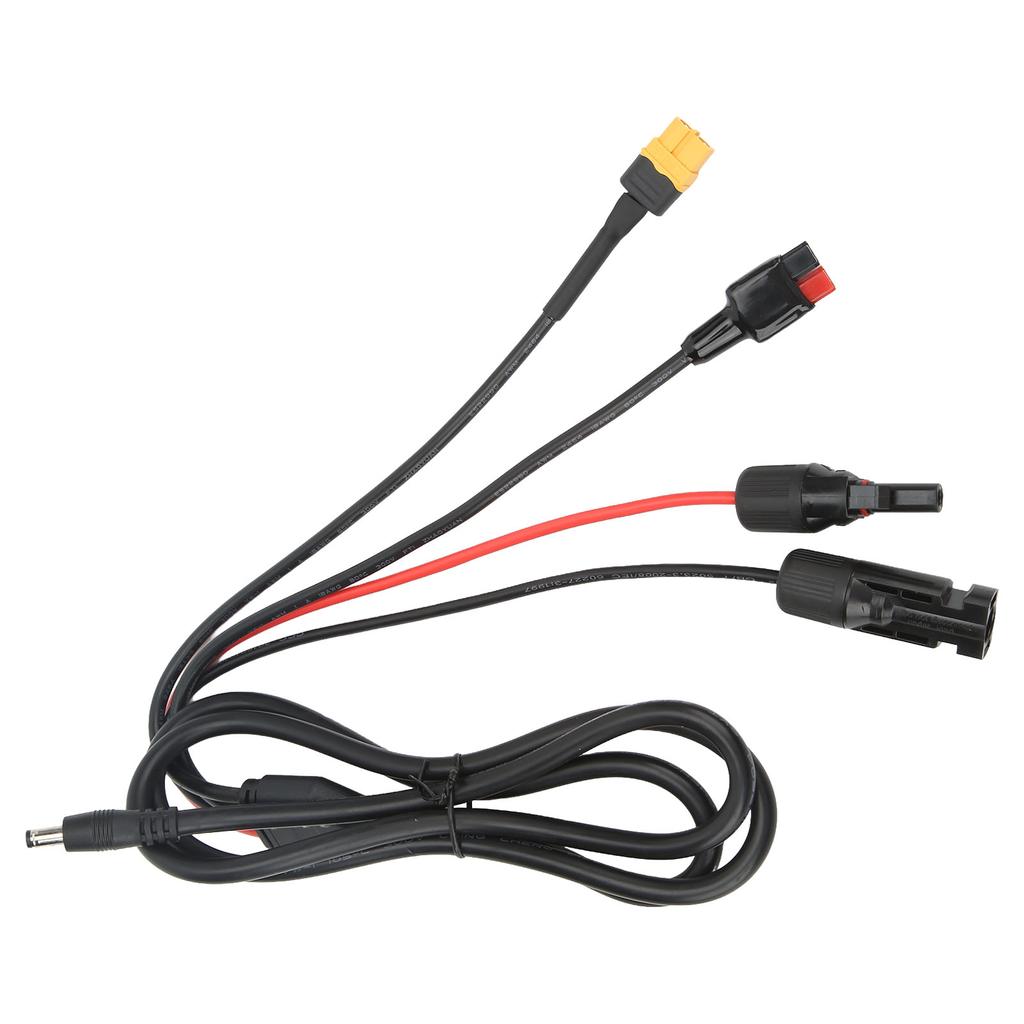 Адаптер-удлинитель питания с 1 на 4 штекера для солнечной панели на DC 5.5x2.1 мм Зарядное устройство для солнечной панели