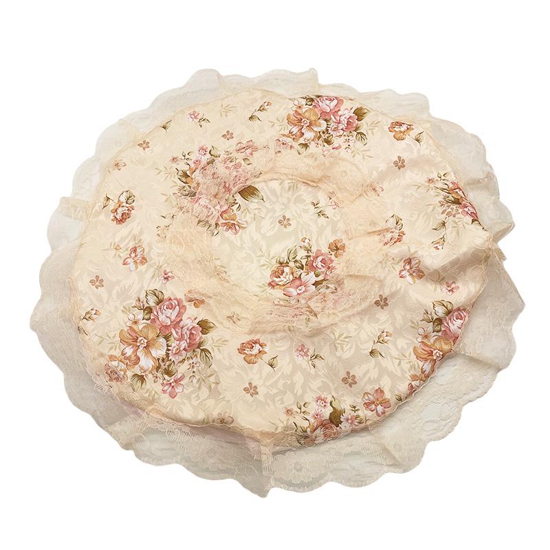 1PC Embroidery Flower Children Anti-Pinch Bag Accessories Home Decor Fan Dust Cover