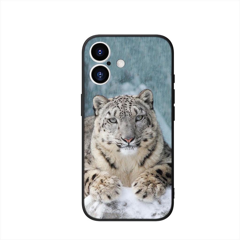 Чехол для Samsung Galaxy A07 A13 A12 A14 A23 A42 A50 A51 A52 A53 A70 A71 A72 A21S A04 Note 20 9 8 10 Чехол Животное Снежный Барс