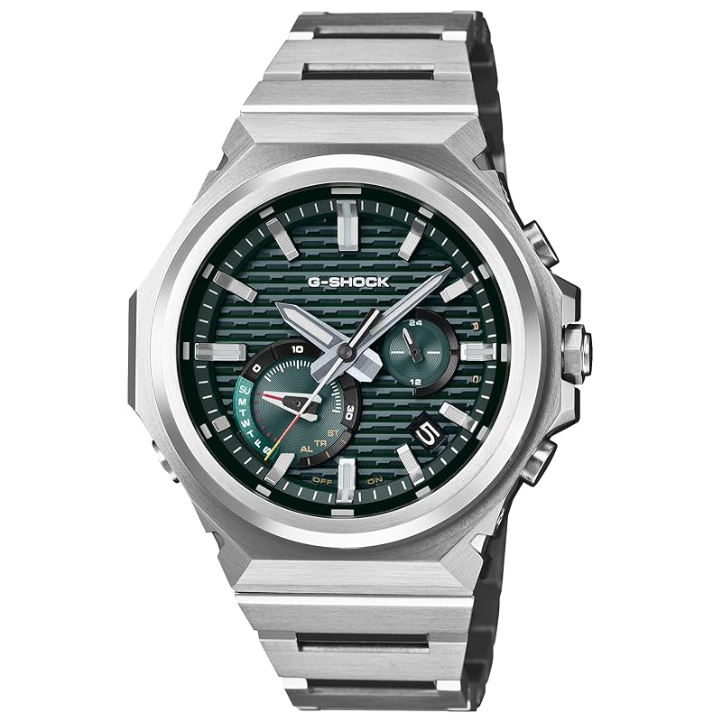 Часы Casio G-Shock G-STEEL (Официальный японский продукт) с Bluetooth, Tough Solar и экологически чистыми материалами, GST-B1000D-3AJF, мужские, зеленый