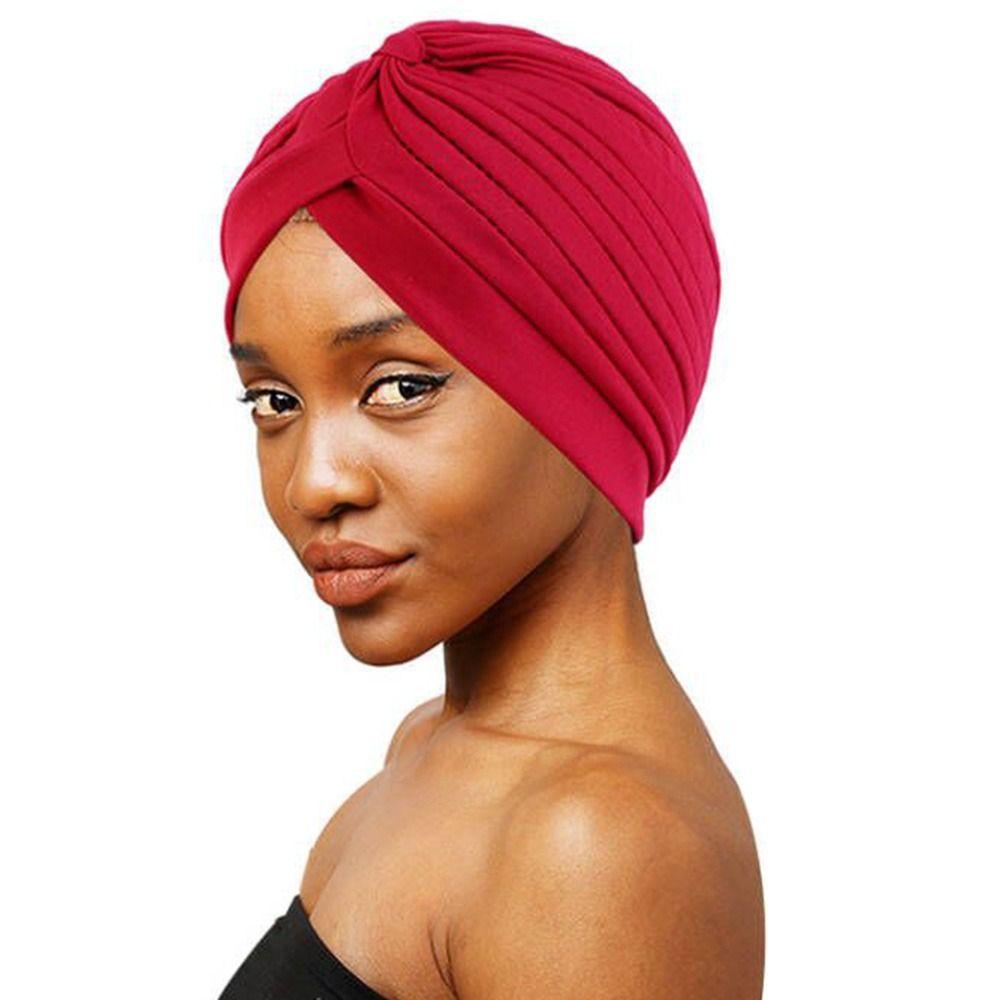 Шапки, шапки-бини, повязка на голову, тюрбан чистого цвета, детская национальная шапка для химиотерапии, хлопковая шапка, бандана