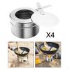 4 шт. Держатели для мармитов с крышкой Кухонный предмет первой необходимости Экономия места Легко чистить Банки для блюд