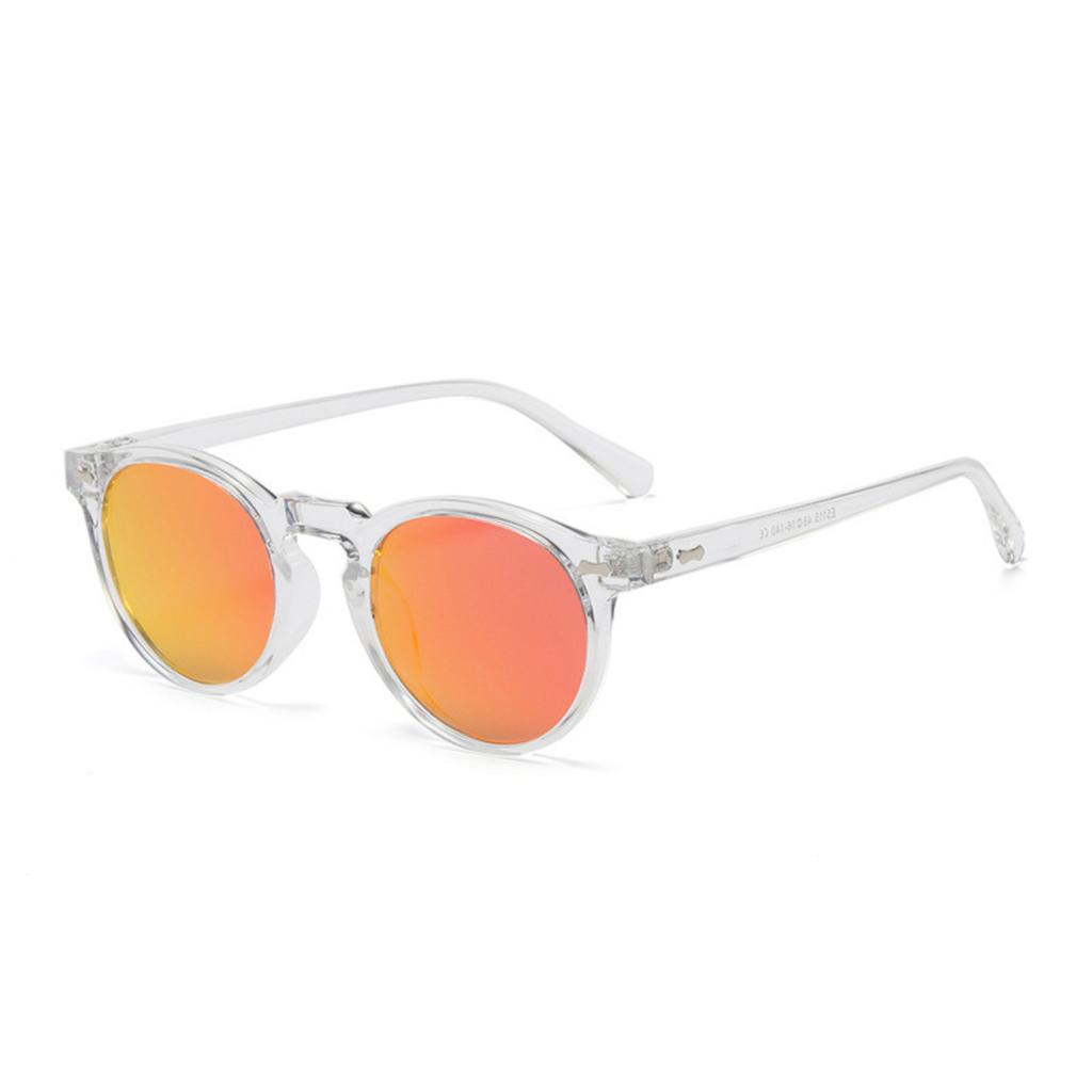 Retro-inspired Round Sunglasses With Stud Detailing Japanese And Korean-inspired Fashion Sunglasses European And American-style Polarised Sunglasses