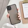 Матовый противоударный чехол для телефона iPhone 17 16 15 14 Plus 13 Pro Max 12 Mini 11 X Xs Xr 6 7 8 SE 2022 2020 17Pro Задняя защитная крышка для телефона Аксессуар