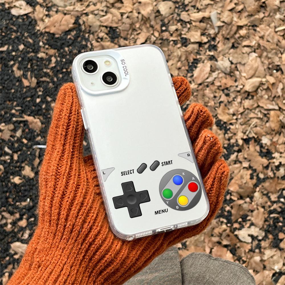 Game console fashion cool design Phone Case For lMDColor Silver Shell For lPhone 17 16 e 15 14 13 12 11 Pro Max Plus