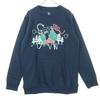 Неиспользованный caravan Print Long sleeve trainer 3 Navy sweat Мужской Б/У