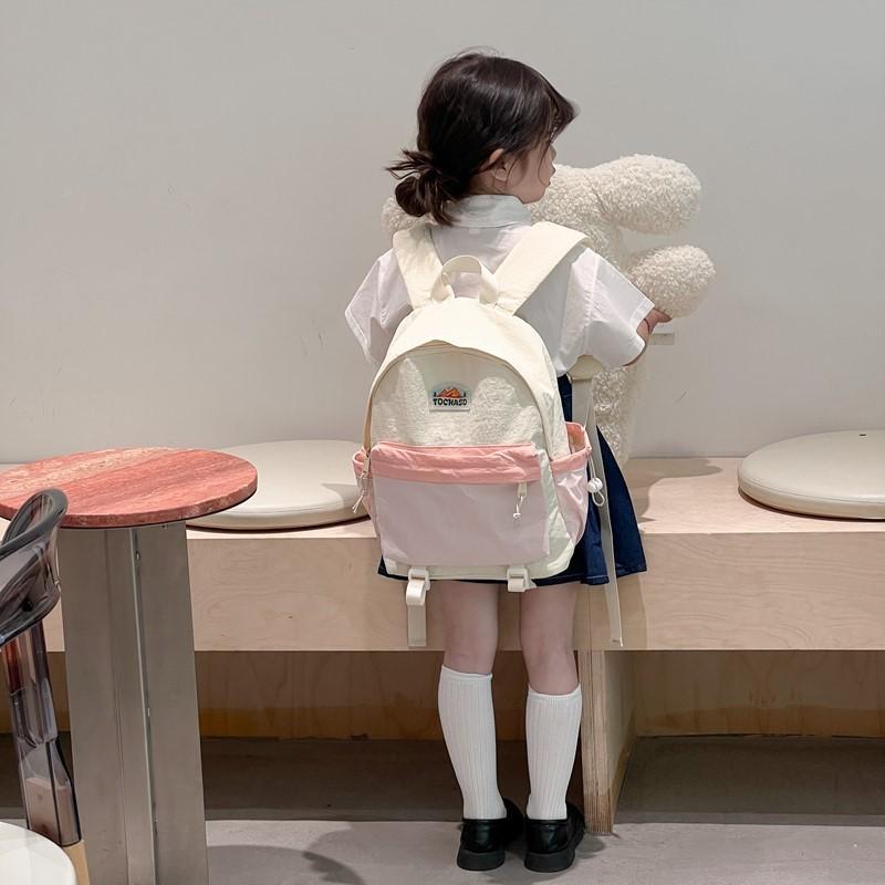 Preschool Kids Backpack Made Of Polyester With Curved Shoulder Straps For School Activities