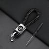 Car Braided Rope Keychain Keyring Key Holder Couple Gifts for Toyota Prado Aqua Hilux Camry Prius TRD Venza GR Yaris Accessories