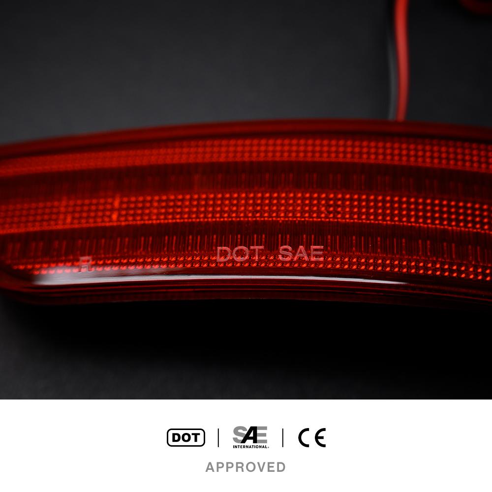 Для Lexus ES300h ES350 GS200t GS300 GS350 GS400h Base F Sport для Toyota Corolla E180 светодиодный отражатель заднего бампера стоп-сигнал