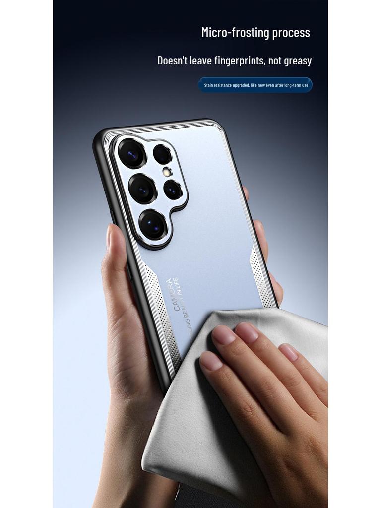 Чехол для телефона Samsung S26U из матового алюминиевого сплава, полноразмерный, противоударный