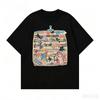 Music Note Print Short Sleeve Tshirt Unisexs Summer Retro Casual Loose HalfSleeve Cotton Crew Neck Tee Unisex Tshirt