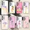 C-Creamy M-Magic Mami Phone Case For Samsung S25,S24,S21,S22,S23,S30,Ultra,S20,Plus,Fe,Note,10,9,5G Black Cover