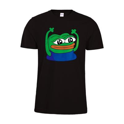Рубашка-мем-лягушка Пепе-мем Футболка Tumblr Pepehype Футболка унисекс