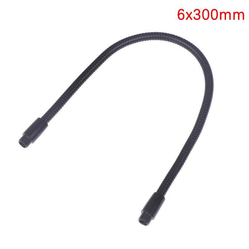 1Pc Led Gooseneck Metal Hose Dia 6Mm Bendable Diy Black Shaping Universal Soft Tube For Table Lamp Spotlight Floor Lamp