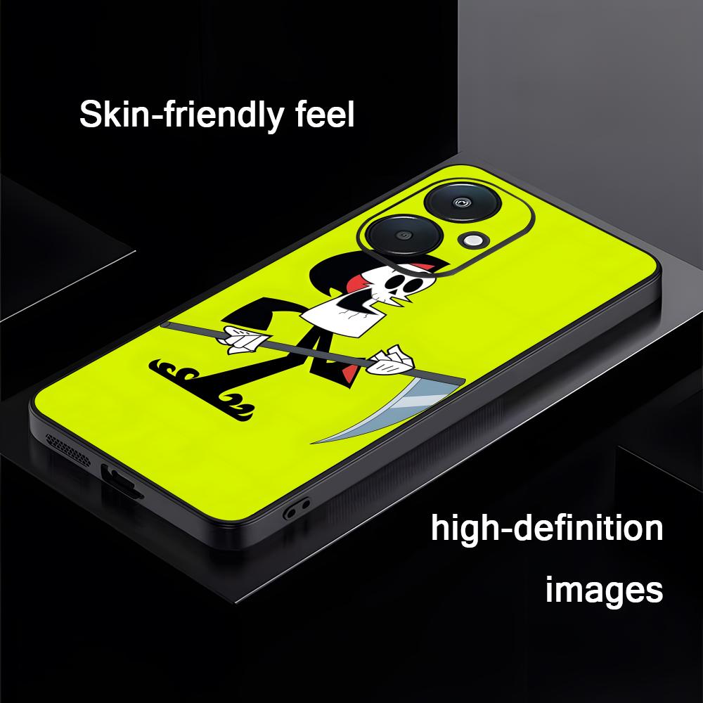 Cartoon Billy And Mandy Cool Phone Case For Xiaomi Redmi 14C 13C 12C Note14 13 12 11 10 Pro Plus S Soft Black Phone Cover