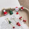 Unique Christmas Santa Tassel Earrings for Girls - High-End Autumn/Winter Design