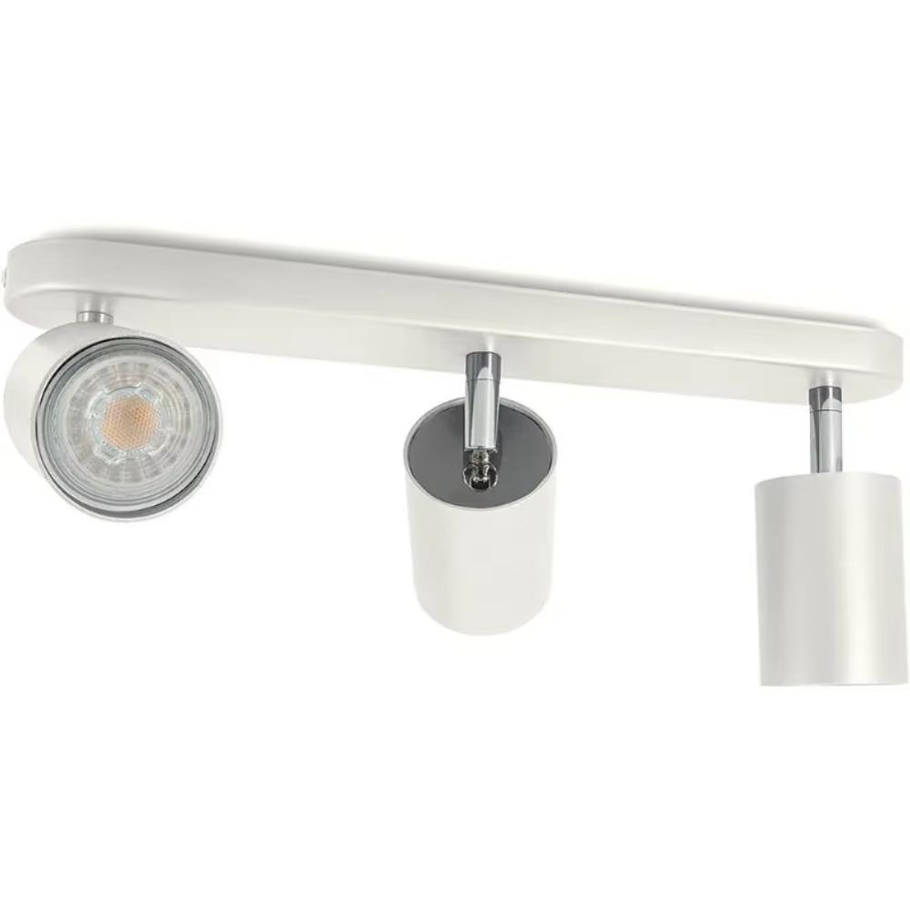 JOYINLED 1/3/4 голов Светодиодный трековый светильник GU10 Трековое освещение Настенный светильник Рельсовый спот Потолочный светильник для кухни Магазина одежды