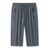 Dm Large Cropped Pants for Men In Summer with Added Fat and Sporty Men's Loose Fitting Casual Shorts for Thin Men's Clothing