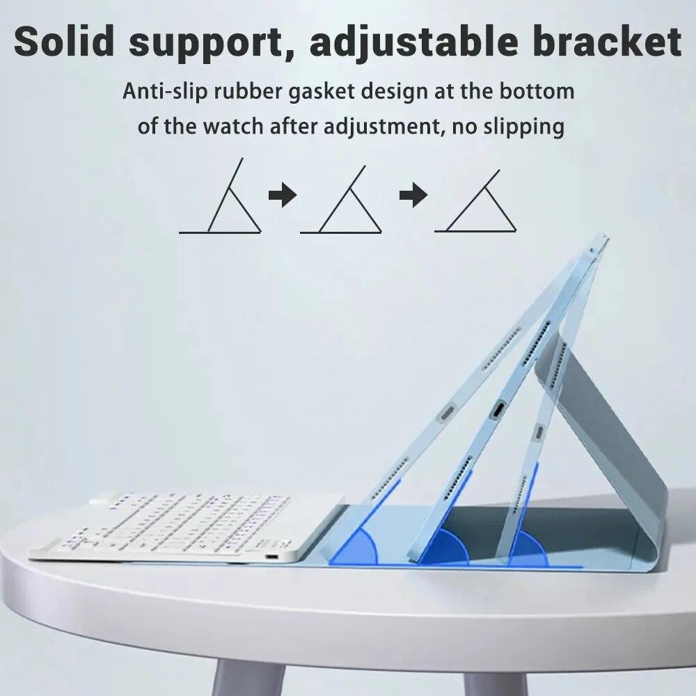 Чехол для клавиатуры планшета для Xiaomi Redmi Pad SE 2023 11 дюймов для Xiaomi Pad 5/6 Pro Redmi Pad 10,6, кожаный чехол с магнитной клавиатурой и гнездом для карандаша