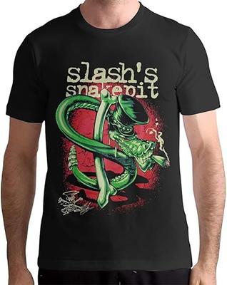 Snakepit Fashion от Slash Унисекс Черный Все размеры Подарок Футболка для фаната OM86 Унисекс Футболка
