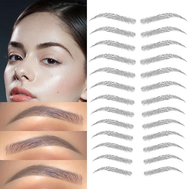 6D волосы, похожие на настоящие брови, уход за волосами, формирователь бровей, макияж, наклейка для бровей