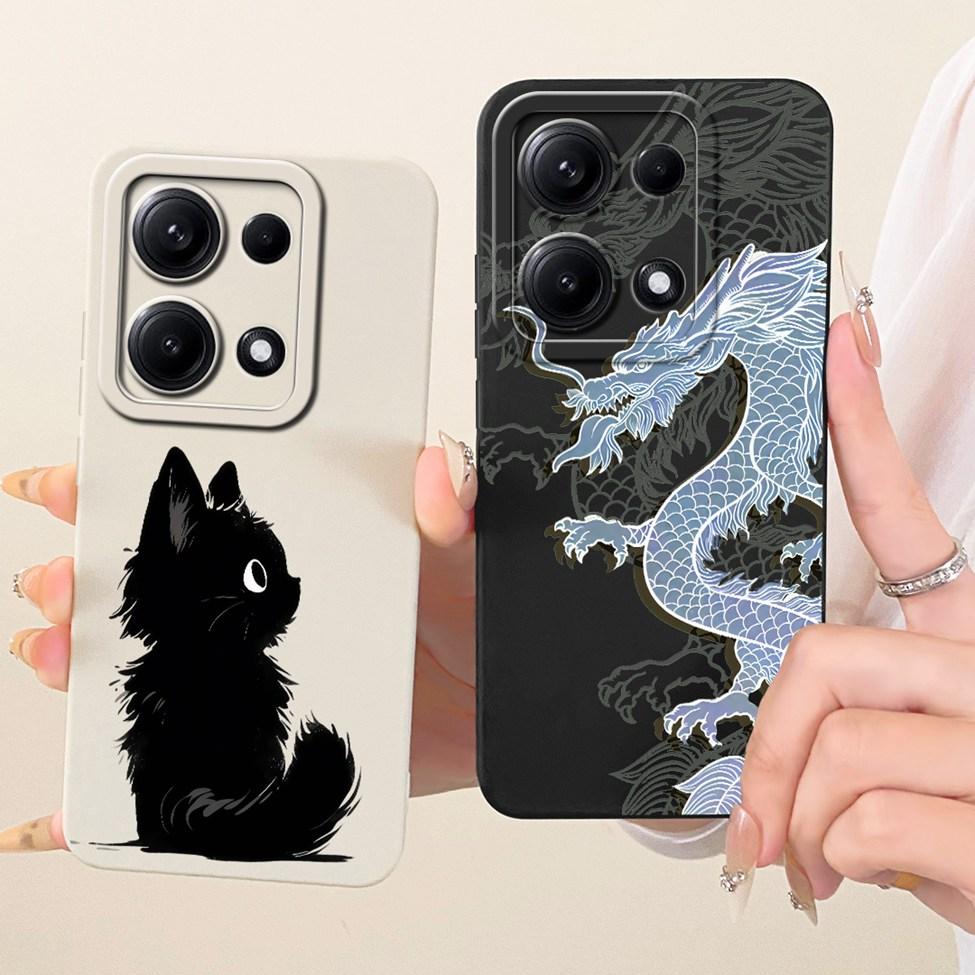 Чехол для телефона For Redmi Note 14S Чехол Модный Мультяшный Милый Забавный Расписной Силиконовый Чехол 2502FRA65G