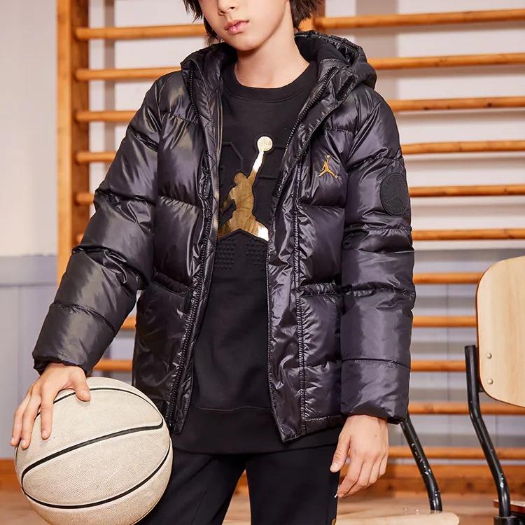 Jordan Down Jacket Unisex Jet Black (Unisex) Down Jackets JD2142005GS 002