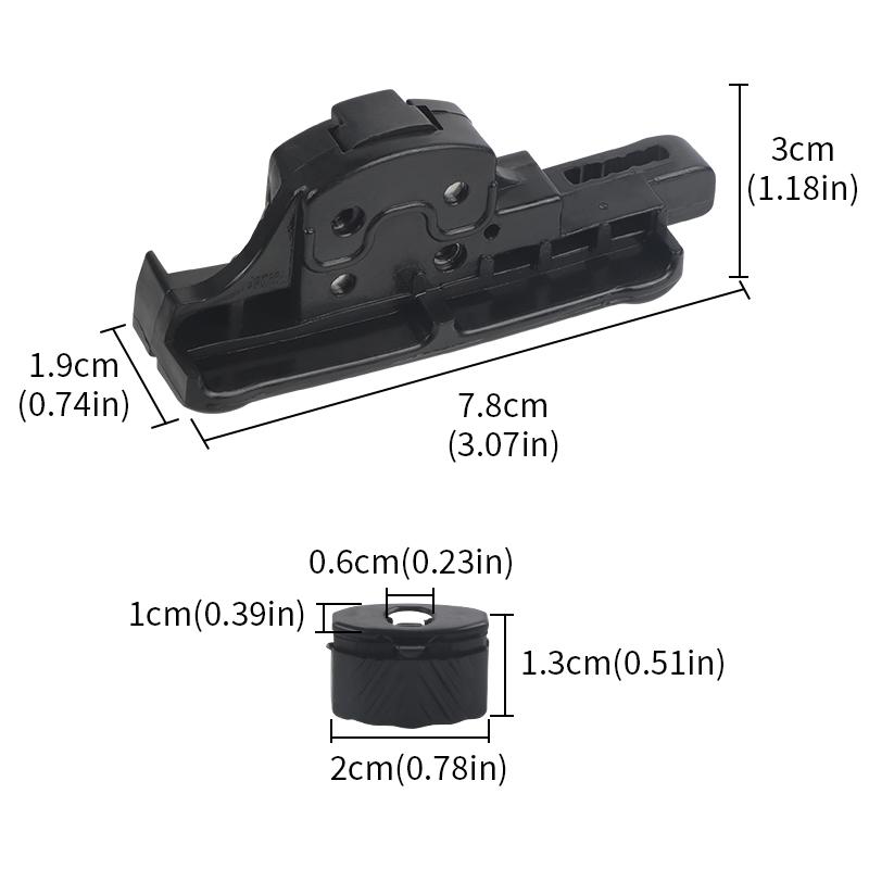 Sunroof Bracket Slider Buckle Rail Clip Slideway Ceiling Bracket Repair Kit For Jeep Renegade 2015-2021 77368445 77368446