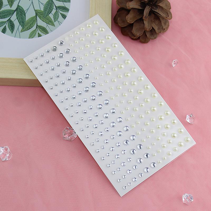 Алмазная кристаллическая татуировка-наклейка, блестящая подводка для глаз, макияж для бровей, лицо, глаза, алмазные татуировки, рок-горный хрусталь, 3D наклейки-подводка для глаз