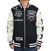 Двусторонняя куртка-джемпер Stadium One Star Biker Outerwear [Banson] NVSZ-2417 для мужчин (JP, Алфавит, 2XL, Черный)